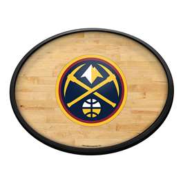 Denver Nuggets: Oval Slimline Lighted Wall Sign