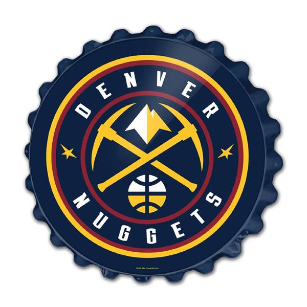 Denver Nuggets: Bottle Cap Wall Sign