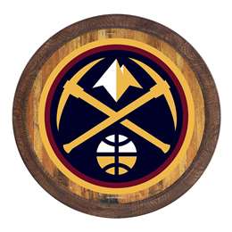 Denver Nuggets: "Faux" Barrel Top Sign