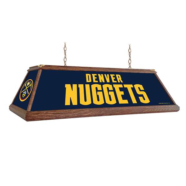 Denver Nuggets: Premium Wood Pool Table Light