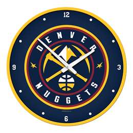 Denver Nuggets: Modern Disc Wall Clock