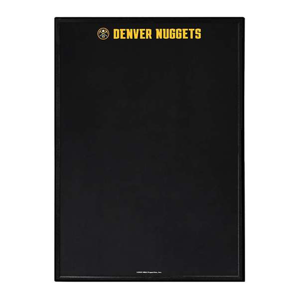 Denver Nuggets: Framed Chalkboard