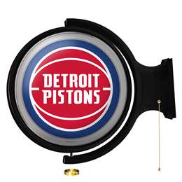 Detroit Pistons: Original Round Rotating Lighted Wall Sign