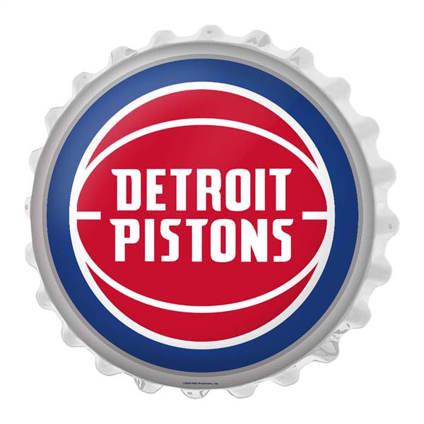 Detroit Pistons: Bottle Cap Wall Sign