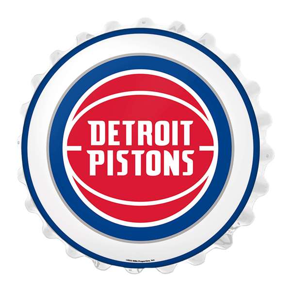 Detroit Pistons: Bottle Cap Wall Light