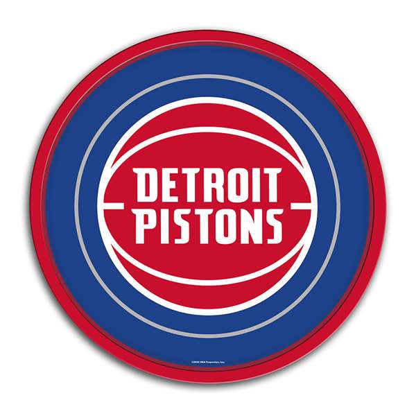 Detroit Pistons: Modern Disc Wall Sign