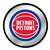 Detroit Pistons: Modern Disc Mirrored Wall Sign