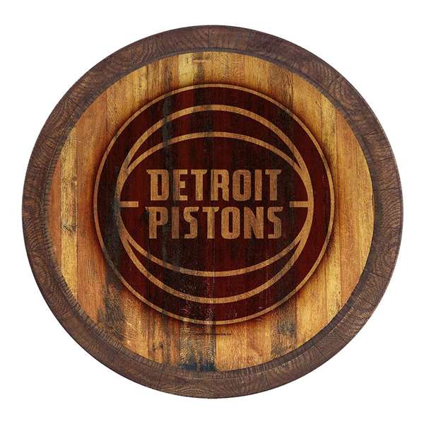 Detroit Pistons: "Faux" Barrel Top Sign
