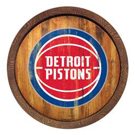 Detroit Pistons: "Faux" Barrel Top Sign