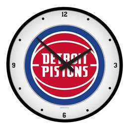 Detroit Pistons: Modern Disc Wall Clock