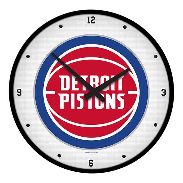 Detroit Pistons: Modern Disc Wall Clock