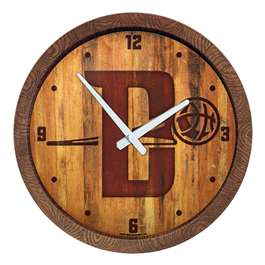 Detroit Pistons: Logo - "Faux" Barrel Top Clock