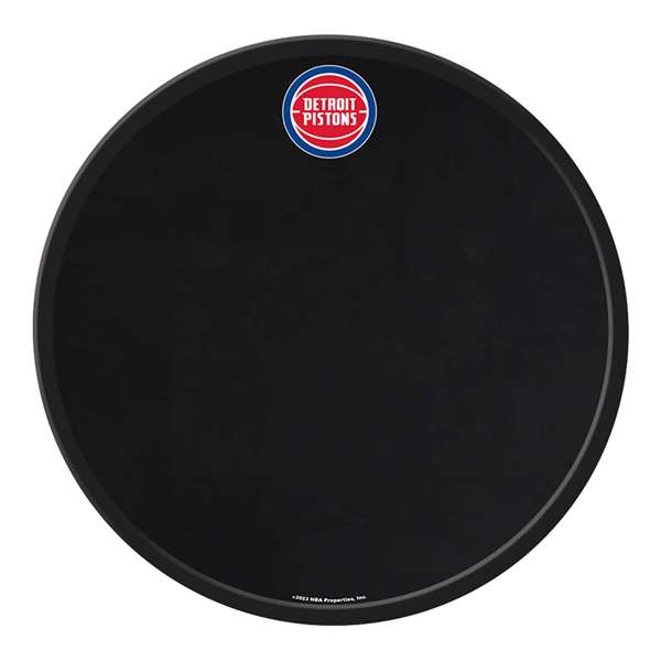 Detroit Pistons: Modern Disc Chalkboard