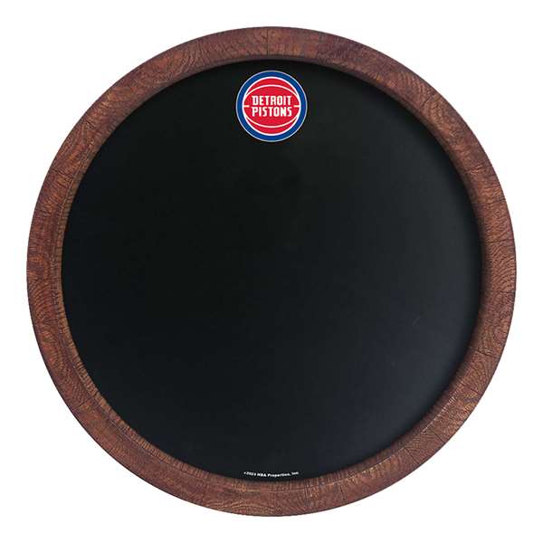Detroit Pistons: "Faux" Barrel Framed Chalkboard
