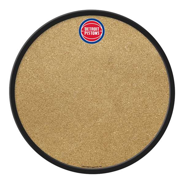 Detroit Pistons: Modern Disc Cork Board