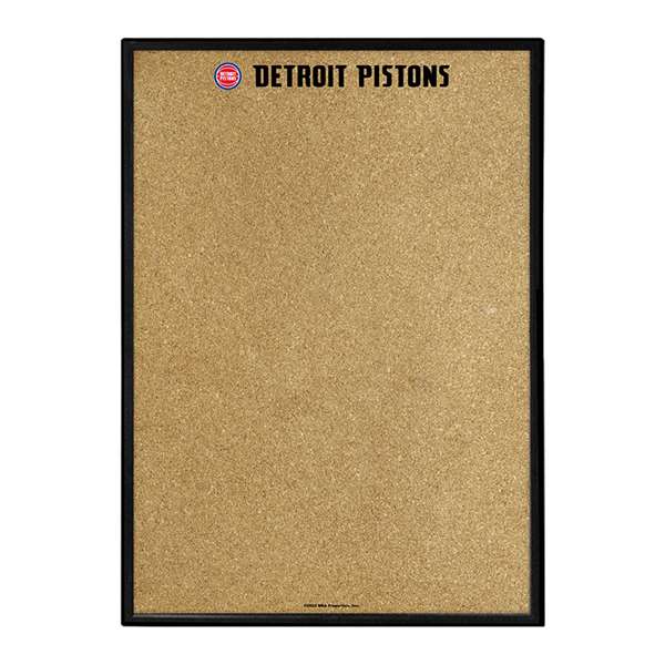 Detroit Pistons: Framed Corkboard