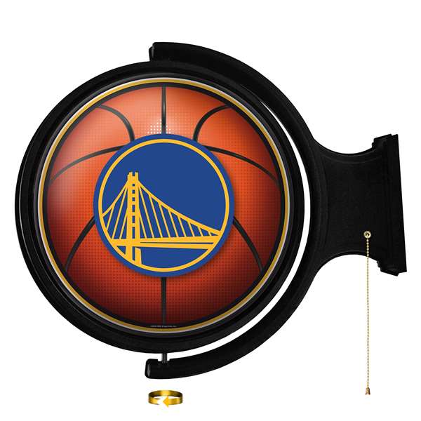 Golden State Warriors: Basketball - Original Round Rotating Lighted Wall Sign    