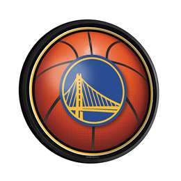 Golden State Warriors: Basketball - Round Slimline Lighted Wall Sign