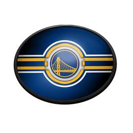 Golden State Warriors: Oval Slimline Lighted Wall Sign