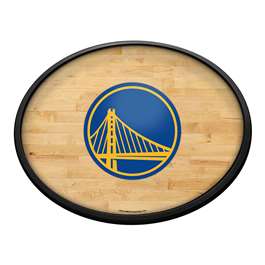 Golden State Warriors: Oval Slimline Lighted Wall Sign