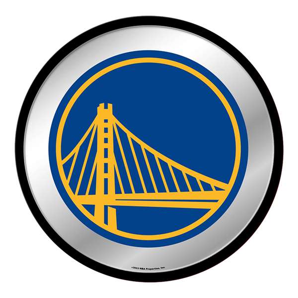 Golden State Warriors: Modern Disc Mirrored Wall Sign