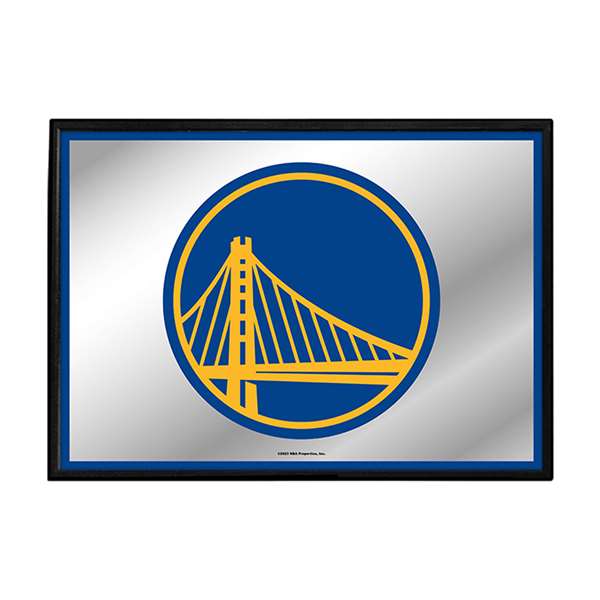 Golden State Warriors: Framed Mirrored Wall Sign