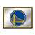 Golden State Warriors: Framed Mirrored Wall Sign