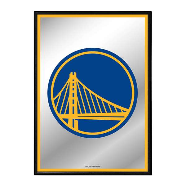 Golden State Warriors: Framed Mirrored Wall Sign