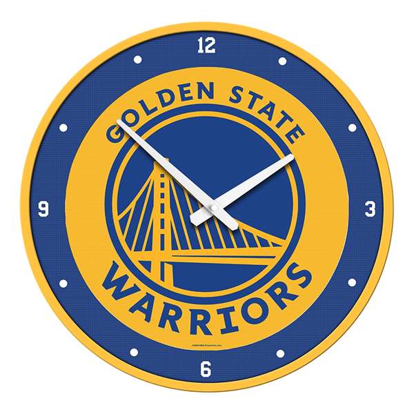 Golden State Warriors: Modern Disc Wall Clock