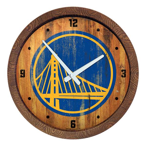 Golden State Warriors: "Faux" Barrel Top Clock