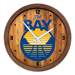 Golden State Warriors: Logo - "Faux" Barrel Top Clock