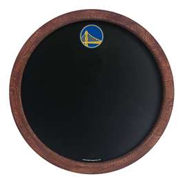Golden State Warriors: "Faux" Barrel Framed Chalkboard