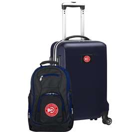 Atlanta Hawks  Deluxe 2 Piece Backpack & Carry-On Set L104