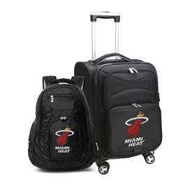 Miami Heat  2-Piece Backpack & Carry-On Set L102