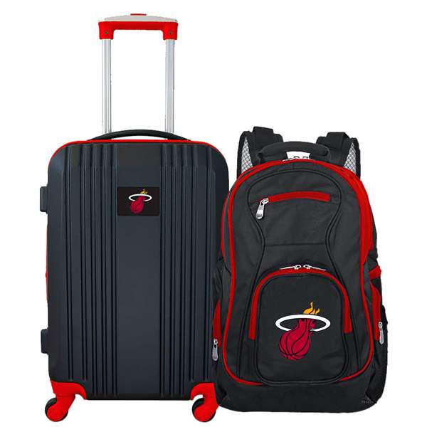 Miami Heat  Premium 2-Piece Backpack & Carry-On Set L108