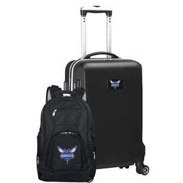 Charlotte Hornets Deluxe 2 Piece Backpack & Carry-On Set L104
