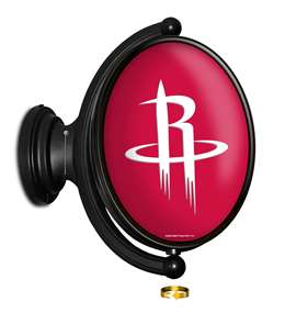 Houston Rockets: Original Oval Rotating Lighted Wall Sign