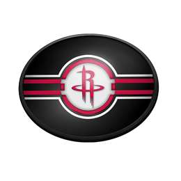 Houston Rockets: Oval Slimline Lighted Wall Sign