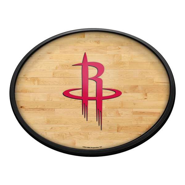 Houston Rockets: Oval Slimline Lighted Wall Sign