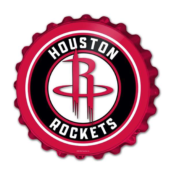 Houston Rockets: Bottle Cap Wall Sign