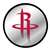 Houston Rockets: Modern Disc Mirrored Wall Sign