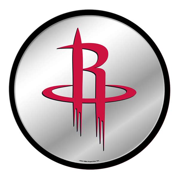 Houston Rockets: Modern Disc Mirrored Wall Sign