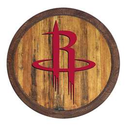 Houston Rockets: "Faux" Barrel Top Sign