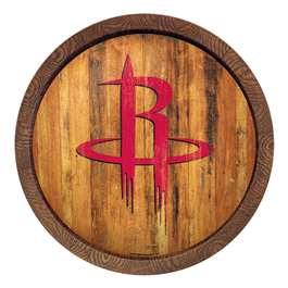 Houston Rockets: "Faux" Barrel Top Sign