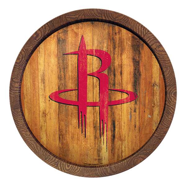 Houston Rockets: "Faux" Barrel Top Sign