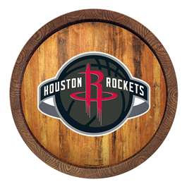 Houston Rockets: Logo - "Faux" Barrel Top Sign