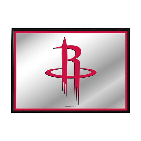Houston Rockets: Framed Mirrored Wall Sign
