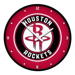 Houston Rockets: Modern Disc Wall Clock