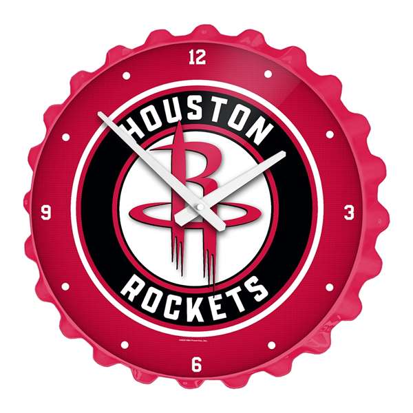 Houston Rockets: Bottle Cap Wall Clock
