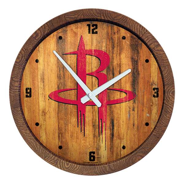 Houston Rockets: "Faux" Barrel Top Clock